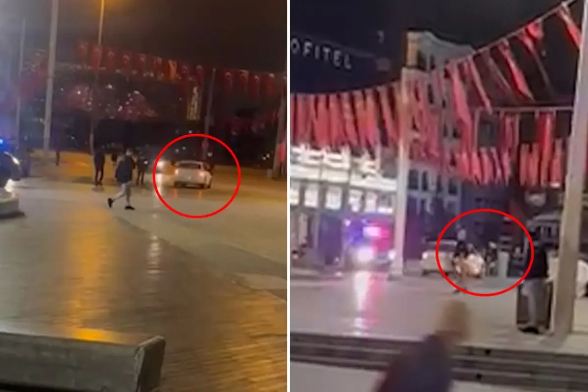 alkollu avukat polis memuruna carpip kacti o anlar kamerada RR42OJv7.jpg