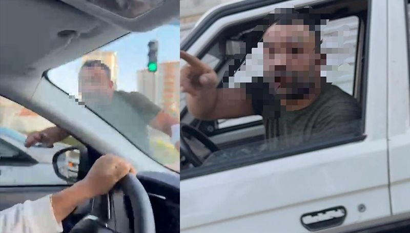 trafikte tartistigi kadinlarinaracina saldirdi dxgKni1K