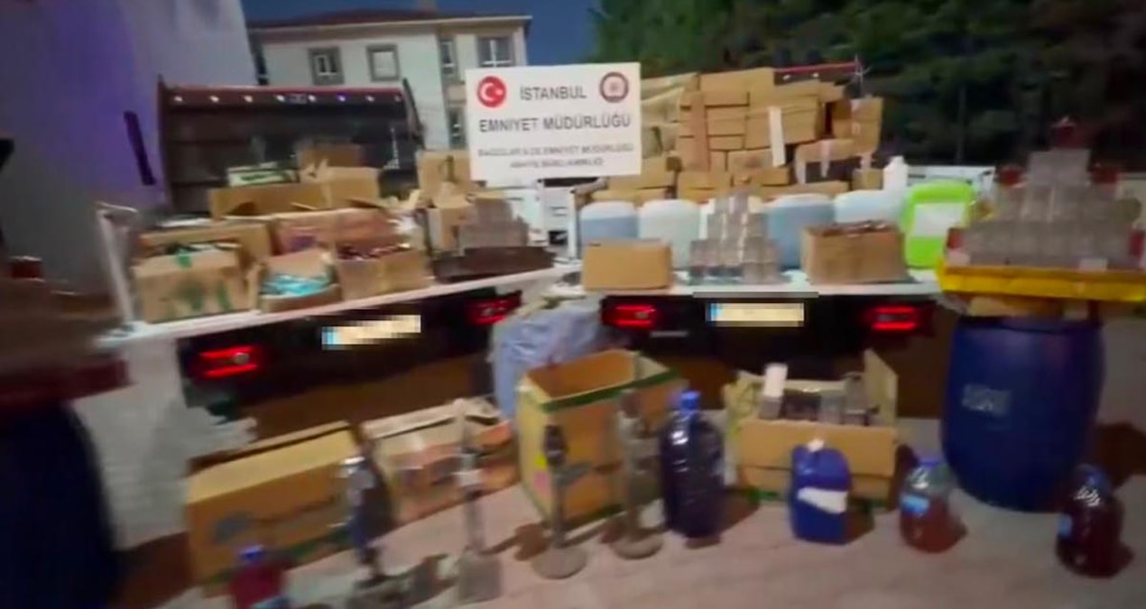 Bağcılar’da sahte parfüm imalathanesine baskın: Binlerce ürün ele geçirildi